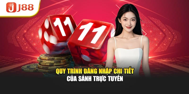 Quy trình đăng nhập chi tiết của sảnh trực tuyến